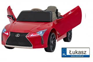 Autko na akumulator dla dzieci Lexus LC500 Czerwony JE1618.CR