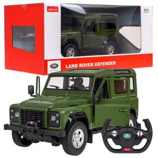 Autko zdalnie sterowanie Land Rover Defender zielony model 1:14 RASTAR ZRC.78400.ZIE