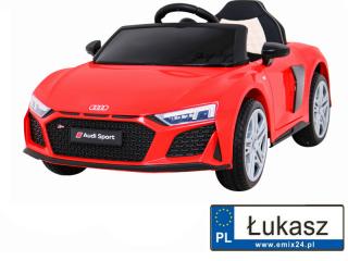 Auto Na Akumulator Audi R8 Lift Czerwony A300