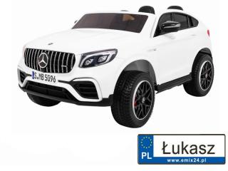 Auto na akumulator MERCEDES GLC 63S  4X4 Biały XMX-608