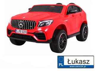 Auto na akumulator MERCEDES GLC 63S  4X4 Czerwony XMX-608