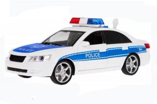 Auto Policja Radiowóz z napędem światło dźwięk RJ3370A
