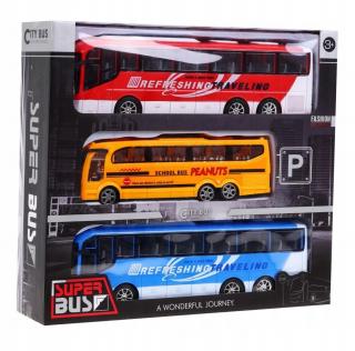 Autobus z napędem zestaw 3szt . 828-C3
