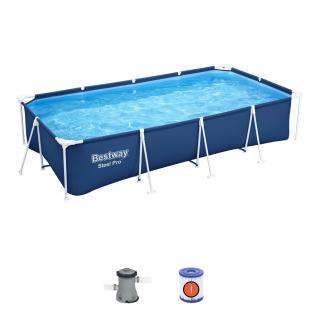 Basen Stelażowy 400 x 211 x 81cm BESTWAY 56424 Model 2025