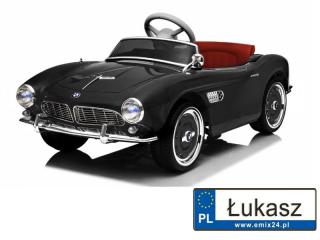 BMW 507 Retro na akumulator  Czarny  SX1938