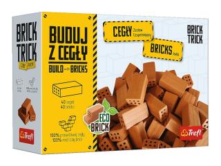 Cegły pełne 40szt Brick Trick Buduj z Cegły Trefl 61553