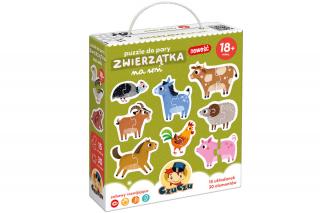 CzuCzu Puzzle do pary Zwierzątka na wsi 18msc+ 1811