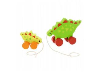 Drewniane Zwierzątko Do Ciągnięcia Dinozaur Stegosaurus Trefl 61747