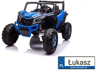Duży Buggy dla dzieci UTV - MX Niebieski  xmx-613