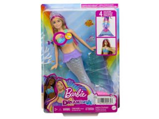 Lalka Barbie Dreamtopia Malibu Syrenka Migoczące Światełka 4353