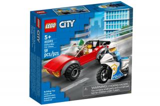 Lego CITY Motocykl policyjny pościg za samochodem 60392
