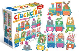 Maxi puzzle Ciuchcia z cyferkami Gra Logiczna GRANNA 00443