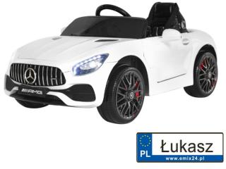 Mercedes Benz GT na akumulator Biały  HL-2588