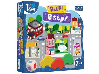 Pierwsza gra planszowa BEEP BEEP Trefl 02344