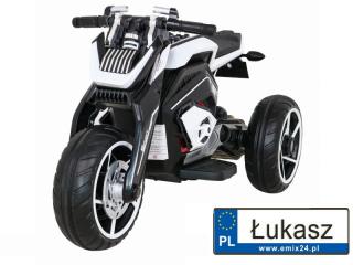 Pojazd Motorek Dla Dzieci Motor Future Biały LL8001-A