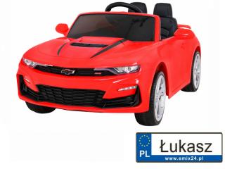 Pojazd Na Akumulator Chevrolet Camaro 2SS Czerwony HL558