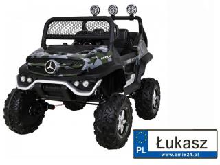 Pojazd Na Akumulator Mercedes Benz Unimog Moro JL199