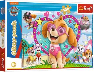 Puzzle 100el Glitter W blasku Skye Trefl 14818