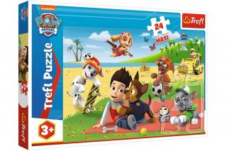 Puzzle 24el Maxi Psi Patrol Zabawa na kocu 14346