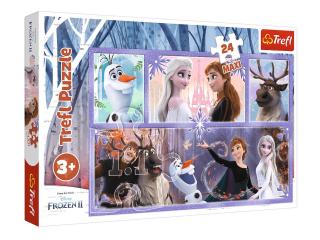 Puzzle 24el Maxi Świat pełen magii Frozen 2 Trefl 14345