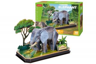 Puzzle 3D Zwierzęta Słoń Cubic Fun P858H