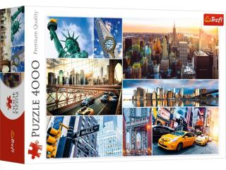 Puzzle 4000el. Nowy Jork Kolaż TREFL 45006