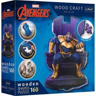 Puzzle drewniane 160 el. Thanos na tronie TREFL 20184