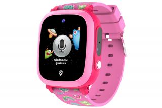 Smartwatch zegarek dla dzieci KidiZ ONE różowy 5743