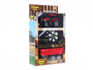 Traktor z Naczepą i Akcesoriami 550-12D