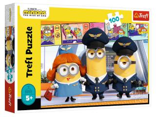 Trefl Puzzle 100el Minionki Na Lotnisku 16390