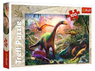 Trefl Puzzle 100el Świat Dinozaurów 16277