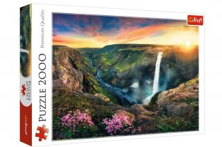 Trefl Puzzle 2000el Wodospad Haifoss, Islandia 27107