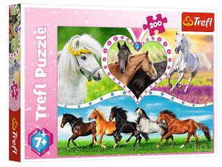Trefl Puzzle 200el Piękne Konie 13248