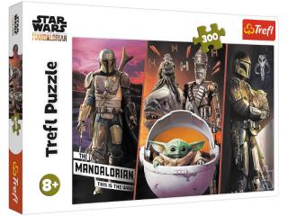 Trefl Puzzle 300el Tajemniczy Baby Yoda. Star Wars The Mandalorian 23002