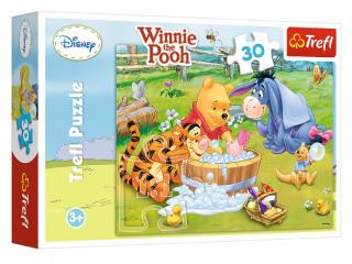 Trefl Puzzle 30el Kubuś Puchatek Kąpiel Prosiaczka Disney 18198