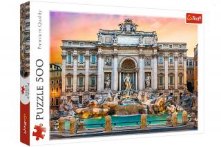 Trefl Puzzle 500el Fontanna di Trevi, Rzym 37292