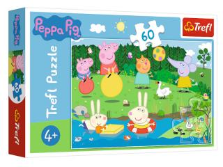 Trefl Puzzle 60el Wakacyjna Zabawa. Świnka Peppa 17326