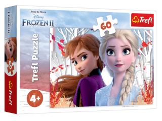 Trefl Puzzle 60el Zaczarowany Świat Anny i Elsy Frozen 2 17333