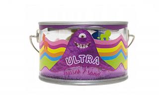 Ultra Piasek puszka 200g + 5 foremek Zwierzaki fioletowy EP 092462