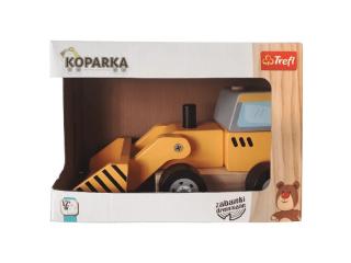 Zabawka Drewniana - Samochód Koparka 61141