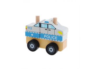 Zabawka Drewniana - Samochód Policja 61767