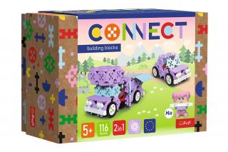 Zestaw Klocków Konstrukcyjnych Connect 2w1 Kamper / Urocze Autko Trefl 61968