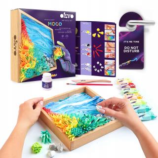 Zestaw Kreatywny Obraz 3D Ocean Calm Masa Plastyczna OKTO 10015
