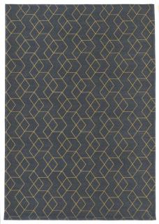 Dywan Carpet Decor Cube Golden