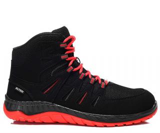 BUTY ELTEN  MADDOX BLACK-RED MID ESD S3