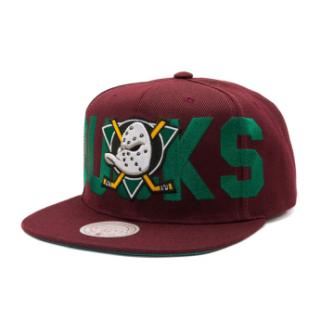 Anaheim Ducks czapka flat baseballówka Full Frontal Snapback Vntg