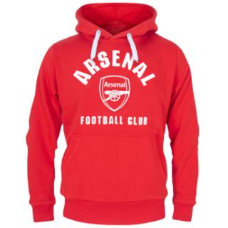 Arsenal męska bluza z kapturem Round red