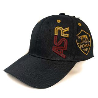 AS Roma czapka baseballówka Crest black