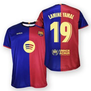 Barcelona piłkarska koszulka meczowa 24/25 Home Yamal