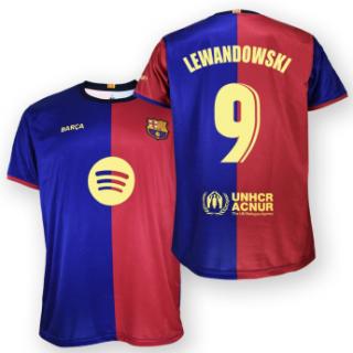 Barcelona piłkarska koszulka meczowa replica 24/25 Home Lewandowski